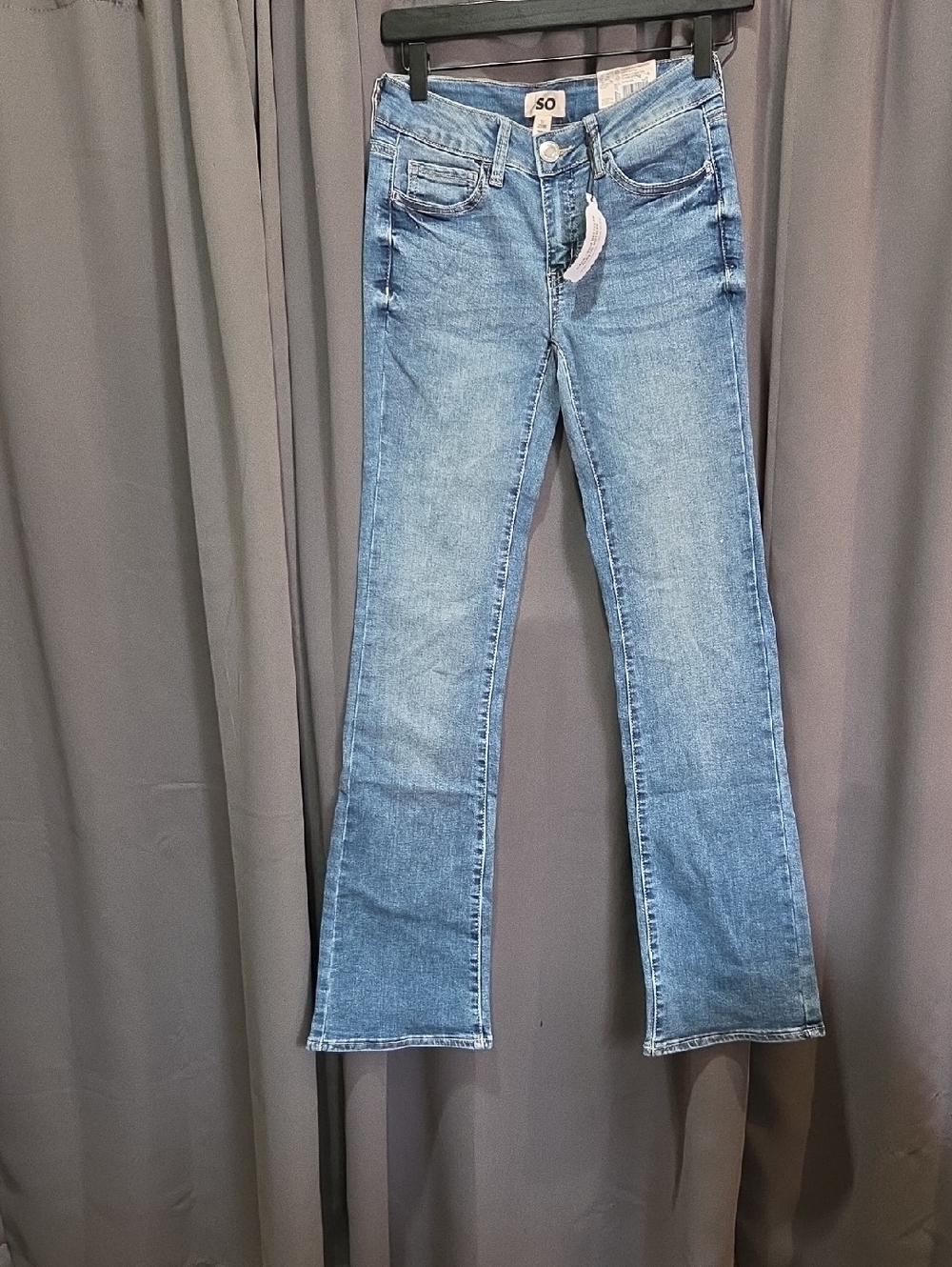 SO Light Wash Flared Juniors Jeans